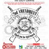 2nd AMENDMENT NRA Patch vector file, svg dxf file for laser cutting, laser engraving, Cricut cut file, cnc router file, EZ Cad file