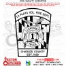 La Plata Fire Dept. Charles County Engine Truck 1 vector file, svg dxf file for laser cutting, laser engraving, Cricut cut file, cnc router file, EZ Cad file