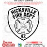 HICKSVILLE FD NY vector svg dxf file for laser cutting, engraving, cricut, cnc router file