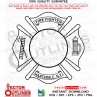 Hartsdale Fire Fighter Badge NY vector file, svg dxf file for laser cutting, laser engraving, Cricut cut file, cnc router file, EZ Cad file