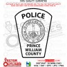 Prince William County, VA Police Department patch vector file svg dxf file for laser cutting, laser engraving, cricut cut file, cnc router file, ez cad file