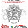 Hudson County Sheriff Office Badge New Jersey vector file, svg dxf file for laser cutting, laser engraving, Cricut cut file, cnc router file, EZ Cad file