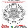 Tarrant County Sheriffs Training Academy TX vector file, svg dxf file for laser cutting, laser engraving, Cricut cut file, cnc router file, EZ Cad file