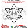 EVANSTON POLICE Honor Guard Badge vector file, svg dxf file for laser cutting, laser engraving, Cricut cut file, cnc router file, EZ Cad file