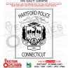 Hartford Police Connecticut vector file svg dxf file for laser cutting, laser engraving, cricut cut file, cnc router file, ez cad file