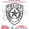 Abilene texas Police Patch vector file, svg dxf file for laser cutting, laser engraving, cricut cut file, cnc router file, ez cad file