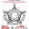 Blank Sheriff Star vector file, svg dxf file for laser cutting, laser engraving, cricut cut file, cnc router file, ez cad file