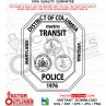 Columbia metro transit police patch vector file, svg dxf file for laser cutting, laser engraving, cricut cut file, cnc router file, ez cad file