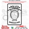 Manassas Park Police Patch vector file, svg dxf file for laser cutting, laser engraving, cricut cut file, cnc router file, ez cad file