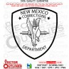 New Mexico Corrections Department Badge vector file svg dxf file for laser cutting, laser engraving, cricut cut file, cnc router file, ez cad file