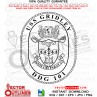 USS GRIDLEY DDG 101 Insignia vector file, svg dxf file for laser cutting, laser engraving, Cricut cut file, cnc router file, EZ Cad file